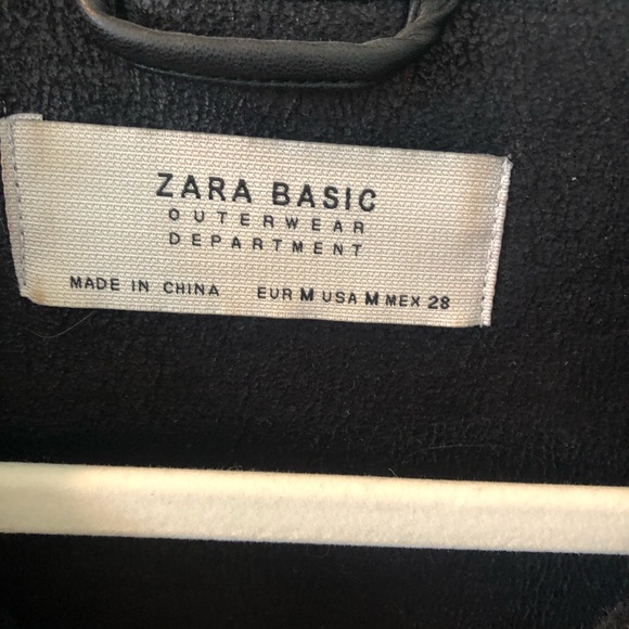 ZARA VEGAN WOOL & LEATHER VEST - Picture 6 of 7